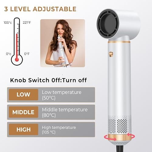 5 in 1 Blow Dryer Brush, Upgrade Hair Dryer Brush Set Negative Ion Air Styler Curling Wrap Air Curler, Hot Air Brush Curling Iron Hair Styling Tools As A Gift for Straight/Curl/Dry/Smooth thumbnail 4