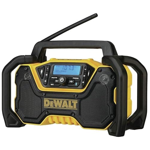 DEWALT 12V/20V MAX Portable Bluetooth Radio, Cordless, 100 ft Range, 3.5” Subwoofers, Jobsite (DCR028B) thumbnail 3
