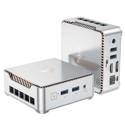 KAMRUI Essenx E2 Mini PC, 16GB RAM 1TB SSD Mini Computers,12th Alder Lake N95 (Beat N100, up to 3.4GHz) Micro PC, HDMI+DP1.4 Dual 4K UHD Small PC,Gigabit Ethernet,WiFi,BT,Home/Office Mini Desktop pc - Image 1