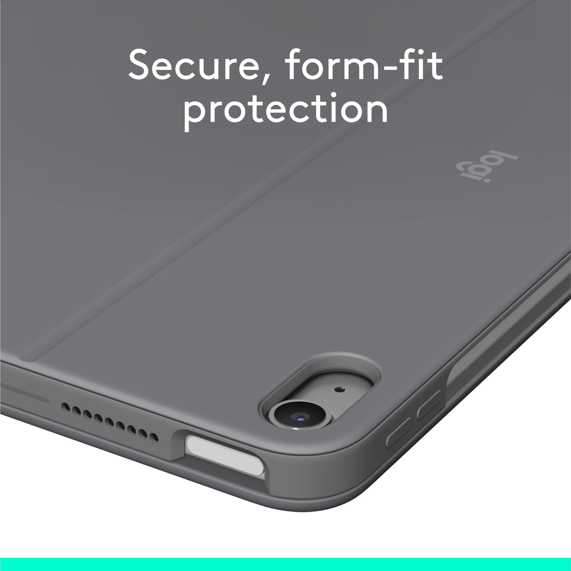 Logitech Combo Touch iPad Air 11-inch (M2 & M3), iPad Air (5th gen - 2022) Keyboard Case - Detachable Backlit Keyboard with Kickstand thumbnail 5