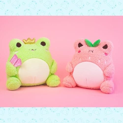 Cuddle Barn PlushGoals - Wawa The Prince Super Soft Cute Kawaii Froggie Collectible Stuffed Animal Plush Toy, 9 inches thumbnail 4