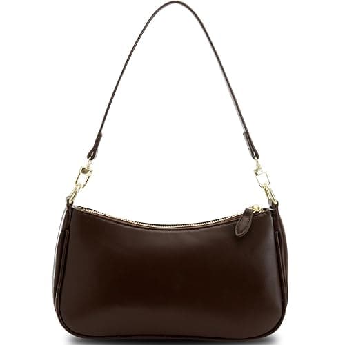 Small Cresent Shoulder Bags Crossbody Purses for Women Vegan Leather Handbag Clutch Hobo Purse - Image 1