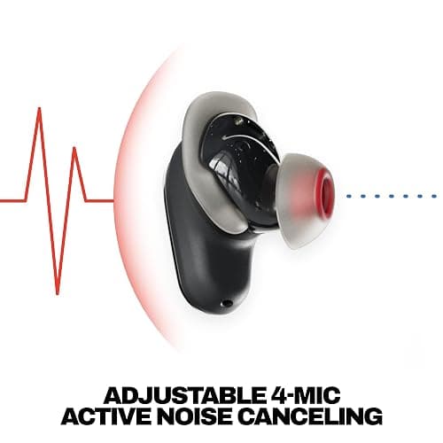 Skullcandy Method 360 ANC Wireless Earbuds with Sound by Bose - True Black | In-Ear Fit, Premium Active Noise Cancellation, 40 Hours Battery, Sweat and Water Resistant, Microphone for iPhone Android thumbnail 3