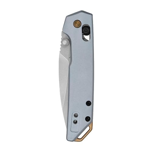 Kershaw Mini Iridium Folding Pocket Knife, 3 inch D2 Steel Blade, DuraLock, Aluminum Handle, Pocketclip thumbnail 4