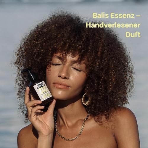 BALI CURLS Curl Defining Gel – Definierendes Locken Gel mit Leinsamen- und Ylang-Ylang-Extrakt – Veganes Lockengel für geschmeidige und definierte Curls – Lockenpflege für Naturlocken – 150ml thumbnail 5