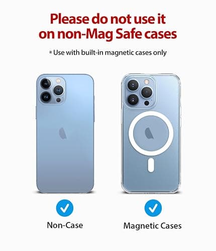 Ringke Magnetic Slot Card Holder [Compatible with MagSafe Wallet] Business ID Credit Card Wallet for Back of Phone Case thumbnail 2