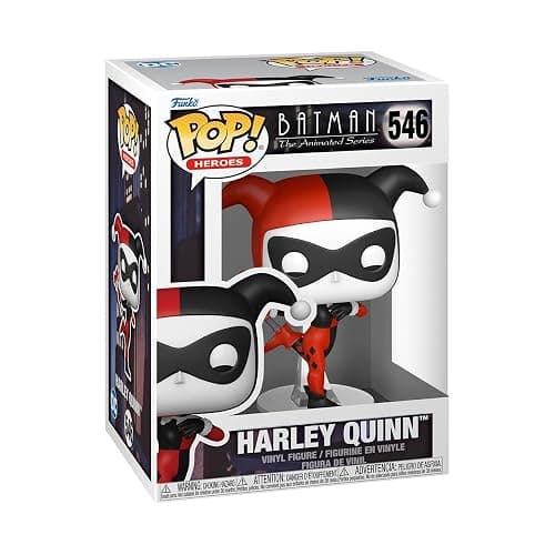 Funko Pop Animation: Batman: The Animated Series - Harley Quinn - Animated Batman - Collectable Vinyl Figure - Gift Idea - Official Merchandise - Toys for Kids & Adults - Superheroes Fans - Image 1