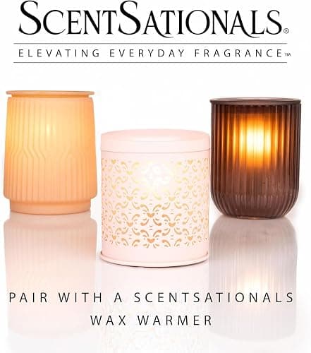 Scentsationals Fall Wax Melts Home Sweet Home 4pk – Long Lasting, Strong Scent Melts for Warmers, Includes Cuddle Up, Cinnamon Apples, Salted Caramel Butter Cream & Farmhouse Cookies, 10oz (24 Cubes) thumbnail 6