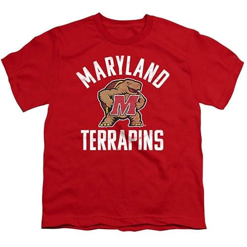 University of Maryland Official UMD Terrapin Logo Youth Kids Boy/Girls T Shirt - Image 1