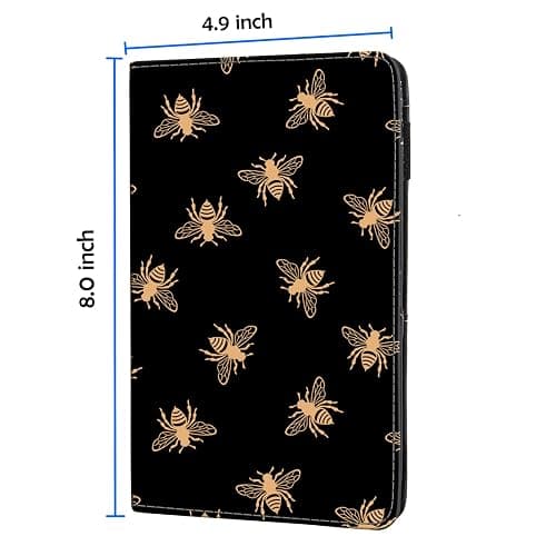 Black Server Books for Waitress Book Waiter Book Server Booklet Restaurant Waitstaff Organizer Serving Book Guest Check Book Holder Money Pocket Fits Server Apron（Bee) thumbnail 2