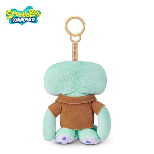 Fuggler SpongeBob 5-Inch Plush Keyring by ZURU, Funny Ugly Monster Bag Clip-on Stuffed Animal, Multiple Characters Available thumbnail 3