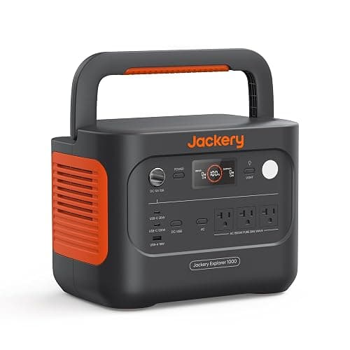 Jackery Explorer 1000 v2 Portable Power Station,1070Wh LiFePO4 Battery,1500W AC/100W USB-C Output, 1 Hr Fast Charge, Solar Generator for Camping,Emergency, RV, Off-Grid Living(Solar Panel Optional) - Image 1