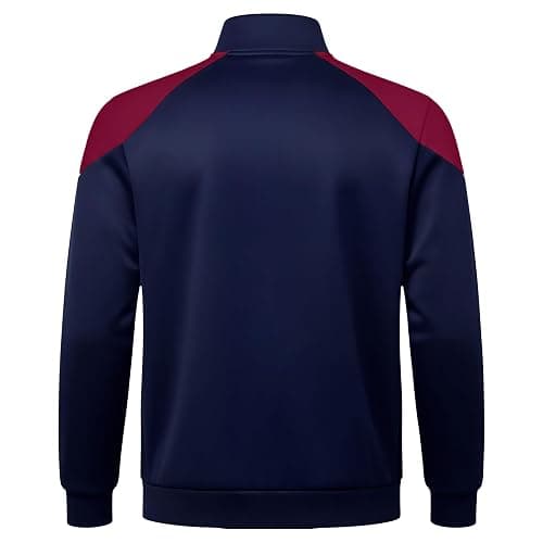 Icon Sports Officially Licensed FC Barcelona Soccer Track Jacket - Unisex Adult thumbnail 4
