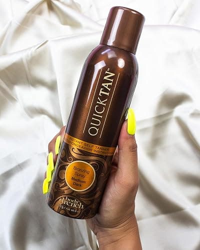 Body Drench QuickTan Instant Self Tanner Bronzing Spray, Salon-Quality Medium/Dark Tan, Streak-Free, Tinted Formula, 6 oz, 1-pack thumbnail 7