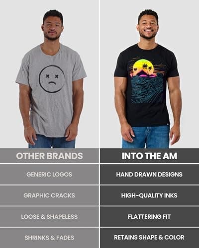 INTO THE AM Men's Graphic T-Shirts S - 4XL Premium Short Sleeve Tees Cool Nature Designs thumbnail 5