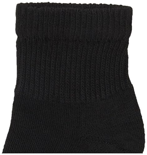 Hanes Ultimate womens Ankle Socks, Comfort Toe Seamed, White & Black Available, 6-pack thumbnail 3