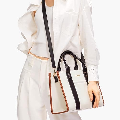 LOVEVOOK Purse for Women Leather Tote Bag Purse and Handbags, Satchel Shoulder Crossbody Top Handle Bags with Zipper thumbnail 7