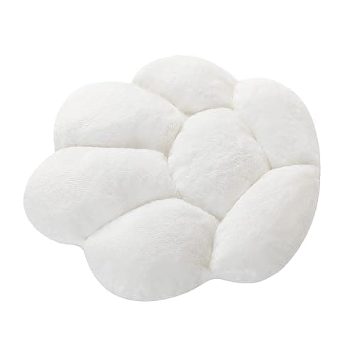 Ditucu Cat Paw Cushion Kawaii Chair Cushions 27.5 x 23.6 inch Cute Stuff Seat Pad Comfy Lazy Sofa Office Floor Pillow for Gaming Chairs Room Decor White thumbnail 7