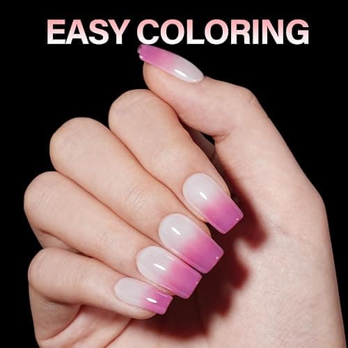 AILLSA Short Square Nail Tips Full Cover Clear Gelly Tips Half Matte Acrylic Tips Pre-Filed Fake Press on Nail Tips for Extension Home DIY Salon Manicure 216PCS 12 Sizes thumbnail 5