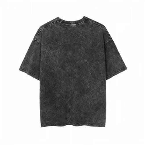 Anime My Hero Academia Harajuku T Shirt Katsuki Bakugo Graphic Vintage Washed Short Sleeve Unisex Summer Cartoon Cosplay Hip Hop Popular Tees thumbnail 3