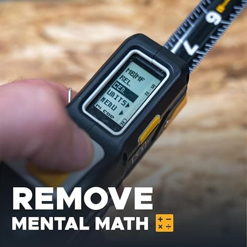 REEKON T1M Utility Digital Tape Measure 16ft (English) – Bluetooth Smart Measuring Tool, 1/32” Accuracy, Saves 1000+ Measurements, LCD Display, 150 Hour+ Battery Life & Rechargeable thumbnail 5