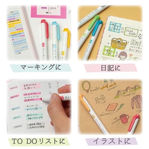 ZEBRA WKT7-5C-YC Mildliner Fluorescent Marker [Parallel Import Goods] (Softness, Mild Colour) thumbnail 5