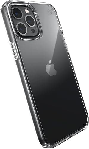 Speck Products Presidio Perfect-Clear iPhone 12 Pro Max Case, Clear/Clear - Image 1