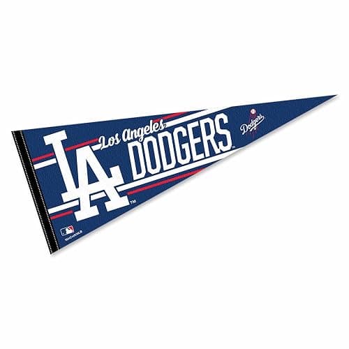WinCraft Los Angeles Dodgers Large Pennant - Image 1