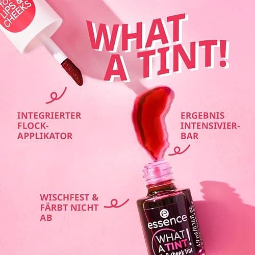 essence | What a Tint! Lip & Cheek Tint | Long-Lasting Liquid Blush & Lip Stain | Non-Sticky & Kiss-Proof | Vegan & Cruelty Free (01 | Kiss from a Rose) thumbnail 7