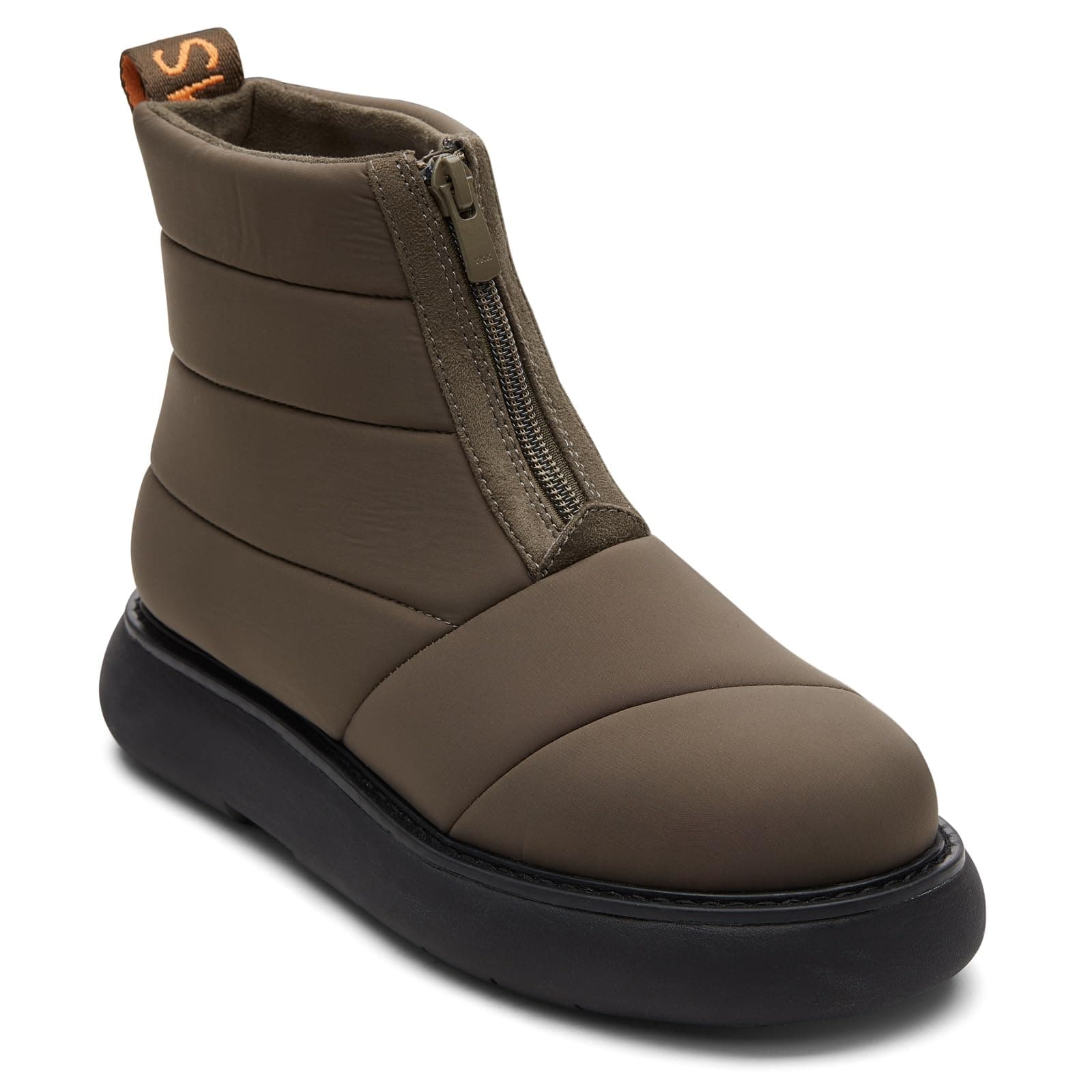 TOMS Women's, Mallow Puffer Boot Olive 6 M - Image 1