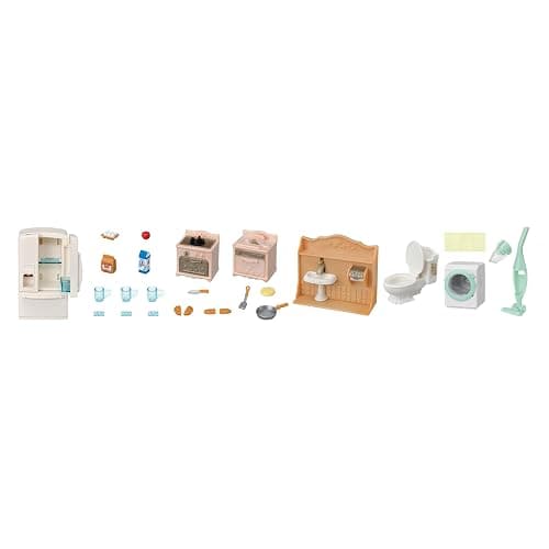 Calico Critters - Playful Starter Furniture Set for Red Roof Cozy Cottage | First furnishings for a new home - kid-favorite pieces that make decorating the cottage the start of every story, Ages 3+ - Image 1