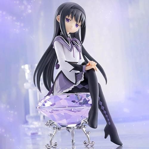 YLQANONG Akemi Homura Figures Anime KanameMadoka Miki Sayaka Figure Statues PVC Anime Action Figurine 20CM thumbnail 4