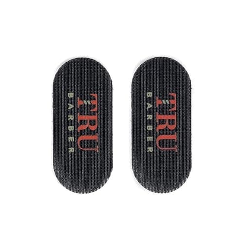 TRU BARBER HAIR GRIPPERS ® 3 COLORS BUNDLE PACK 6 PCS for Men and Women - Salon and Barber, Hair Clips for Styling, Hair holder Grips (Black/Red/Black) thumbnail 3