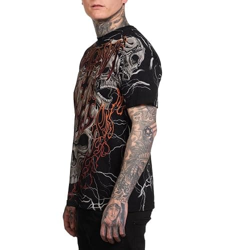 Affliction Men's Core T-Shirt, Short Sleeve, Graphic Print Design T-Shirts thumbnail 3