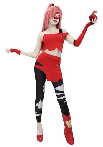 C-ZOFEK US Size Cosplay Costume With Gloves Eye Mask Shoes Cover Full Set Outfit for Halloween Women thumbnail 2