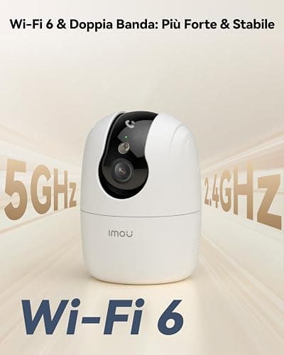 Imou 3K Telecamera WiFi Interno con One-Touch Chiamata, 5MP Videocamera Sorveglianza con Crociera Automatica, Rilevamento AI Umano/Animali, Visione Notturna a Colori, Modalità Privata, 2,4/5GHz thumbnail 3