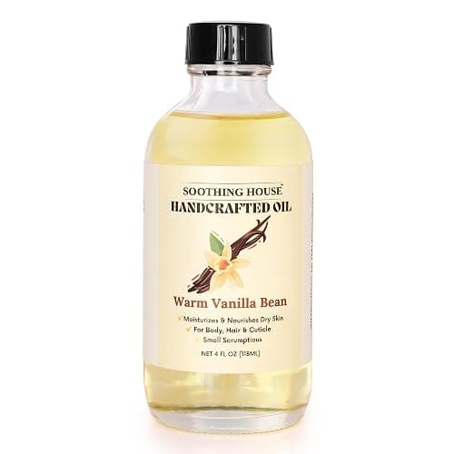 Soothing House Warm Vanilla Bean Body Oil - Moisturizing Body Oil for Soft, Glowing Skin with Almond & Jojoba Oil (4 fl oz) thumbnail 3