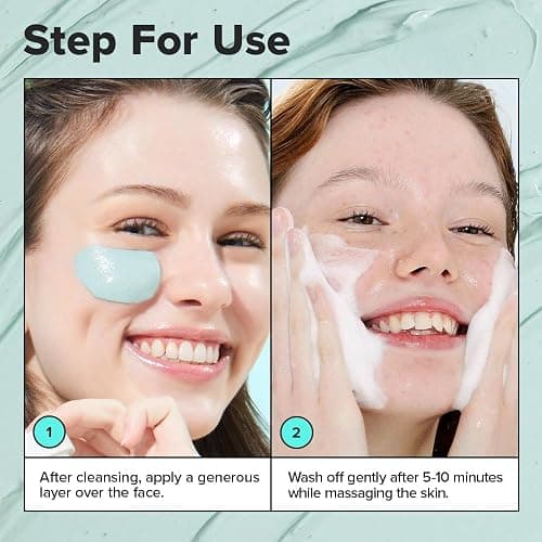 I DEW CARE Wash Off Face Mask - Chill Mo-Mint | Soothing Mask with Peppermint Leaf Extract, Korean Face Mask Skin Care for Face, 3.38 Oz thumbnail 6