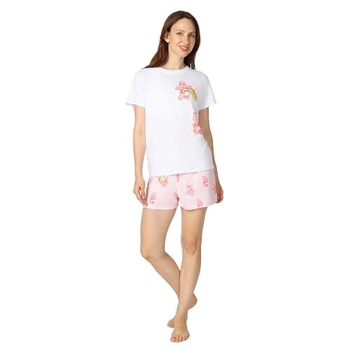 Care Bears Women's 2-piece Pajama Set, Soft & Comfortable Nightwear for Adults, Top & Bottom Duo - Image 1