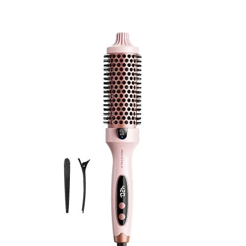 Wavytalk Thermal Brush, Blowout Boost 1.5 inch Curling Brush, Heated Round Brush for Blowout Look, Dual Voltage, Tourmaline Ceramic, Negative Ion Technology, 5 Temperature Settings - Image 1