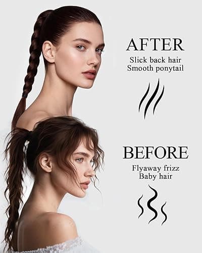 Slick Back Hair Brush - Boar Bristle Hair Brush for Women & Men Thin to Medium Hair Styling- Smoothing Flyaways, Baby Hair and Sleeks Ponytails/Buns thumbnail 5