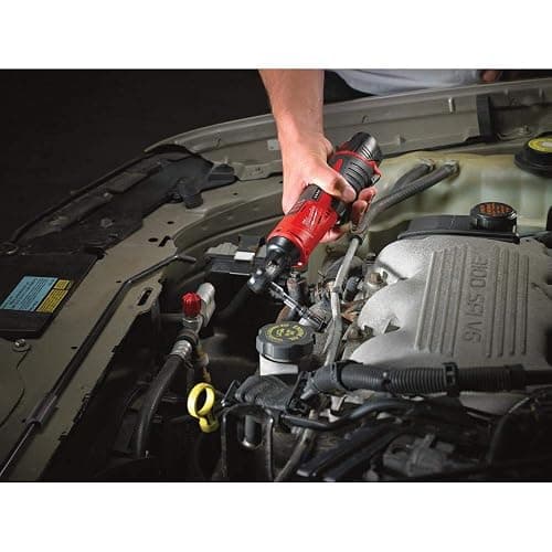 Milwaukee 2457-21 3/8-in Cordless M12 Lithium-Ion Ratchet Kit (Ratchet Kit w/Tool Bag) thumbnail 2