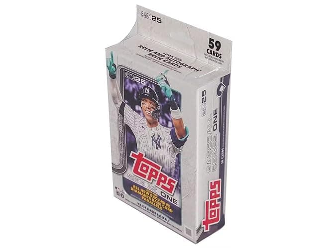 Topps 2025 Series 1 Baseball Trading Card Hanger Box (59 Cards) thumbnail 2