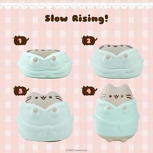 Hamee Pusheen in Robe Slow Rising Cute Jumbo Squishy Toy (Scented) [Birthday Present, Party Favors, Gift Basket Filler, Stress Relief] for Children and Adults for Him for Her Office Desk Accessory thumbnail 5