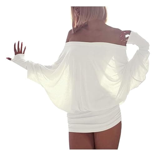 LRF Off The Shoulder Dress See Through Trendy Y2k Sexy Mini Slim Fit Casual Loungewear Dress - Image 1