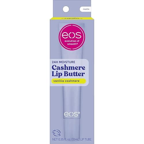 eos Lip Butter- Vanilla Cashmere, Peptide Lip Treatment, 0.35 oz - Image 1