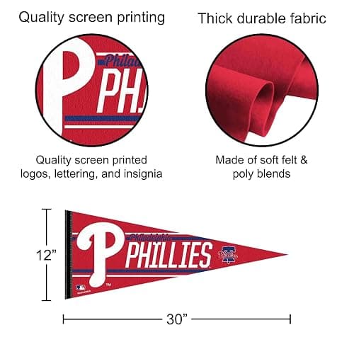Philadelphia Baseball Pennant Flag thumbnail 2