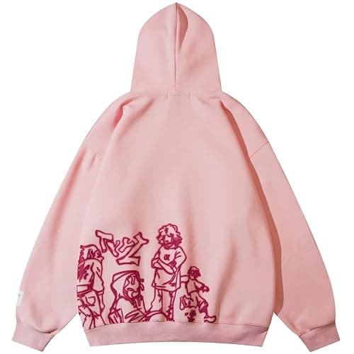 FantasyGears Mens Hoodies Y2k Oversized Graphic Hoodie Harajuku Vintage Jacket Hooded Pullover Sweatshirt For Women thumbnail 2