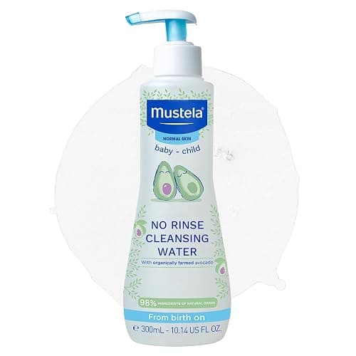 Mustela - No rinse soothing cleansing water - Cleansing Water With 99% Organic Ingredients As Avocado and Schisandra - No Fragrance Added For Newborns and Babies With Very Sensitive Skin - 300 ML - Image 1