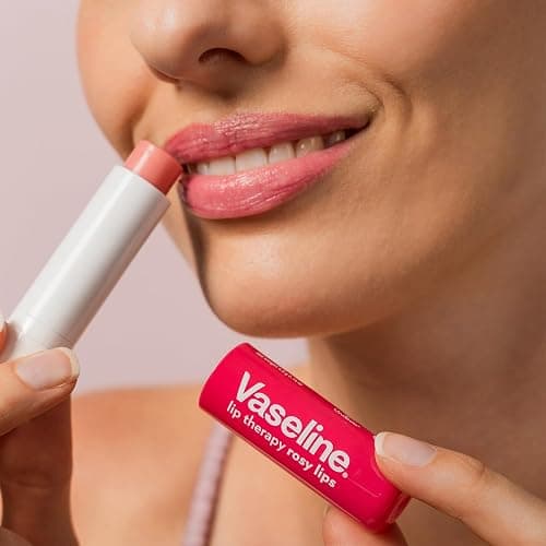Vaseline Lip Therapy Variety 4-Pack – Rosy Lips + Cocoa Butter Moisturizing Lip Balm with Vitamin E, 0.16 Oz Ea thumbnail 9